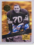 DELETE 12875 1994 Signature Rookies Gold Standard HOF Sam Huff auto autograph /2500