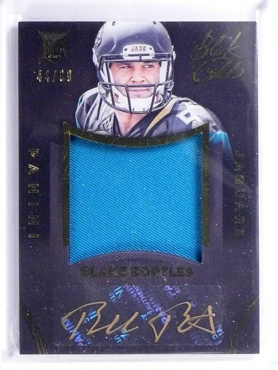 DELETE 12887 2014 Panini Black Gold Blake Bortles autograph auto jersey rookie #D44/99
