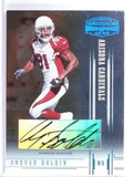 DELETE 12976 2005 Gridiron Gear Platinum Anquan Boldin autograph auto #D05/10 #6