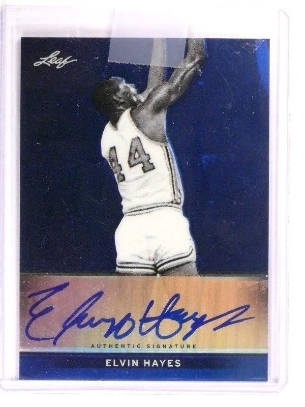 DELETE 13772 2013 Leaf Metal Blue Elvin Hayes autograph auto #D13/25 #BA-EH1