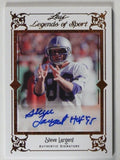 DELETE 13783 2012 Leaf Legends of Sport Steve Largent auto autograph #BA-SL1