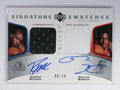 DELETE 13843 05-06 Upper Deck Trilogy Rashad Mccants & Martell Webster auto jersey #/15