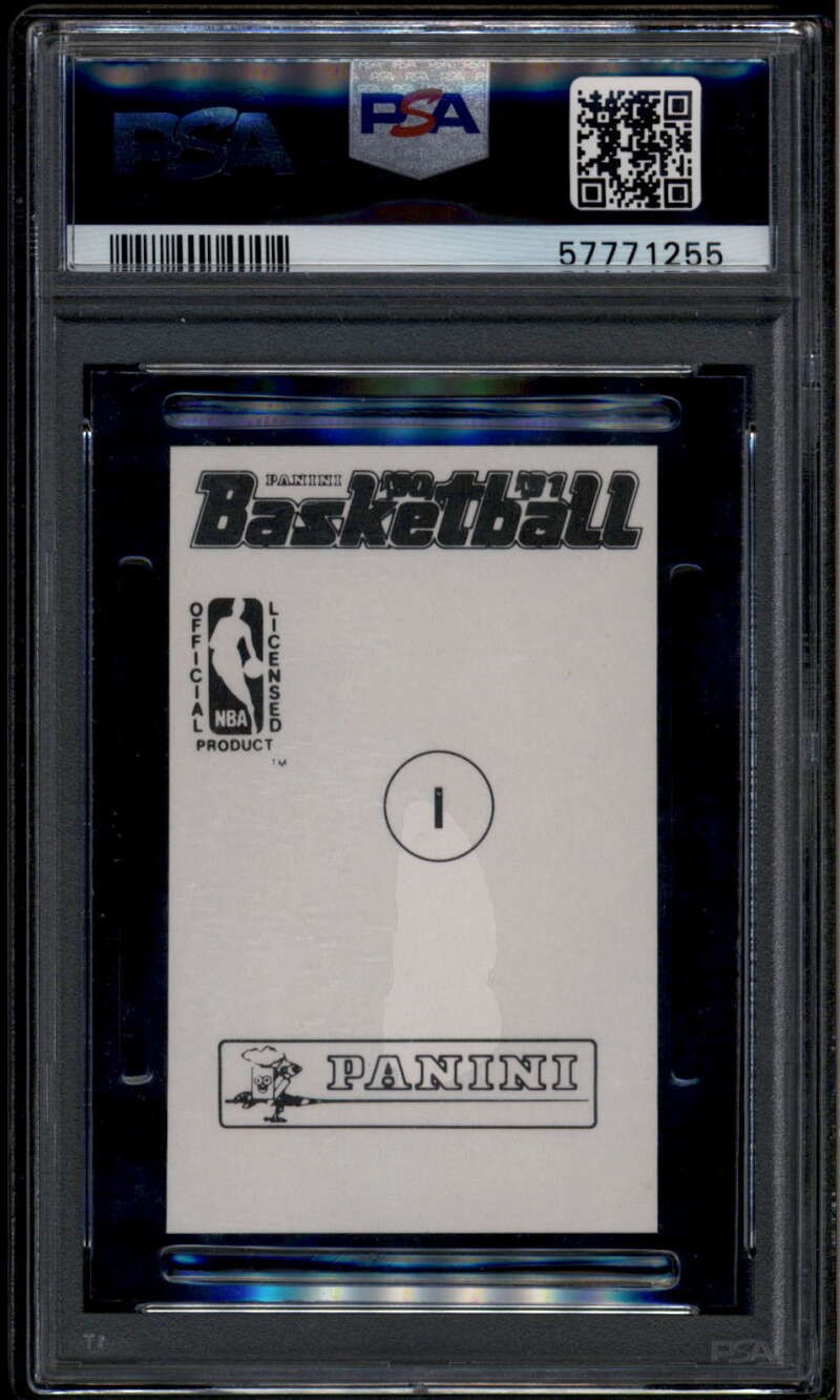 1990-91 Panini Stickers I Patrick Ewing AS Hand Cut PSA 10 GEM MT