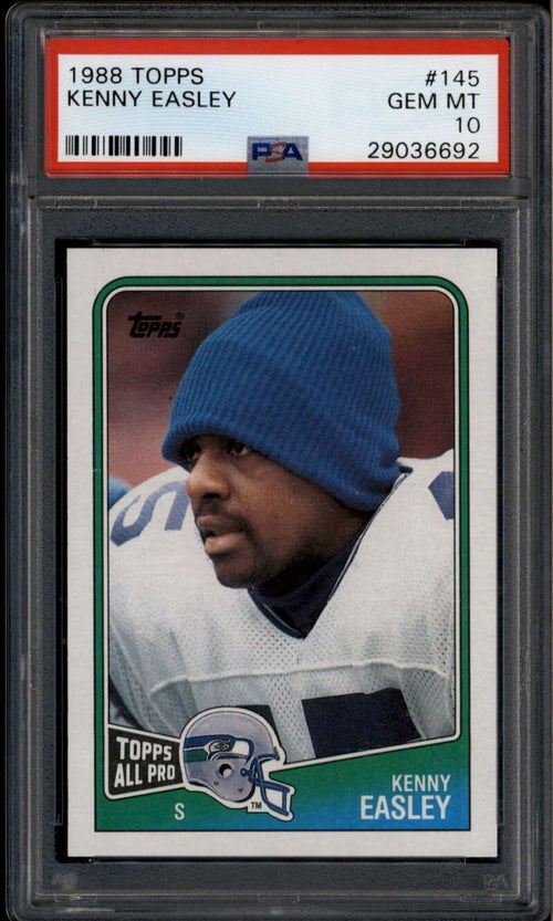 1988 Topps 145 Kenny Easley PSA 10 GEM MT