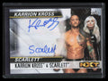 2021 Topps WWE NXT Tag Team Autographs Karrion Kross Scarlett Dual Auto 16/25