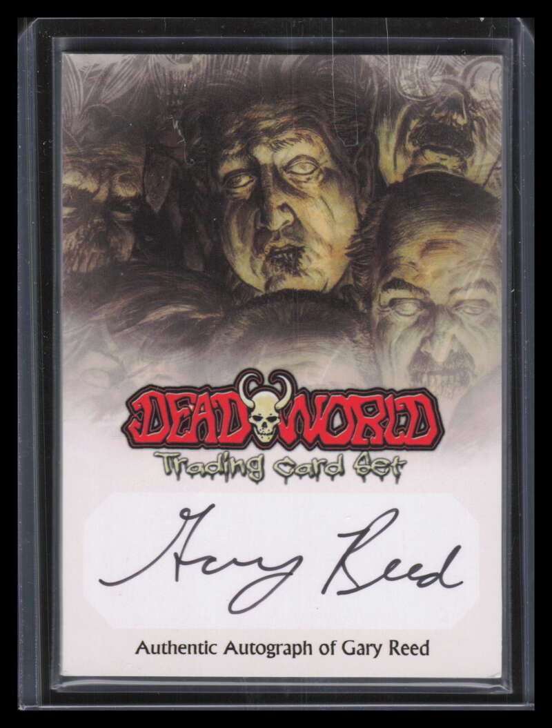 2012 Deadworld Autographs Gary Reed Z-Card San Diego Comic Con Breygent